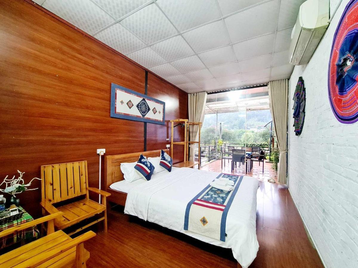 Bac Ha Boutique Homestay Bagian luar foto